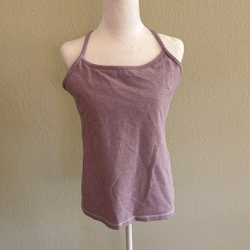 lululemon athletica mauve halter-style tank